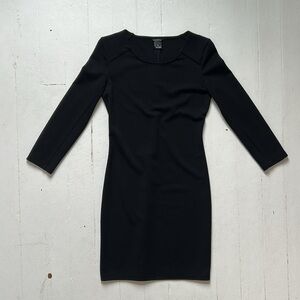 Club Monaco Black Bodycon Dress